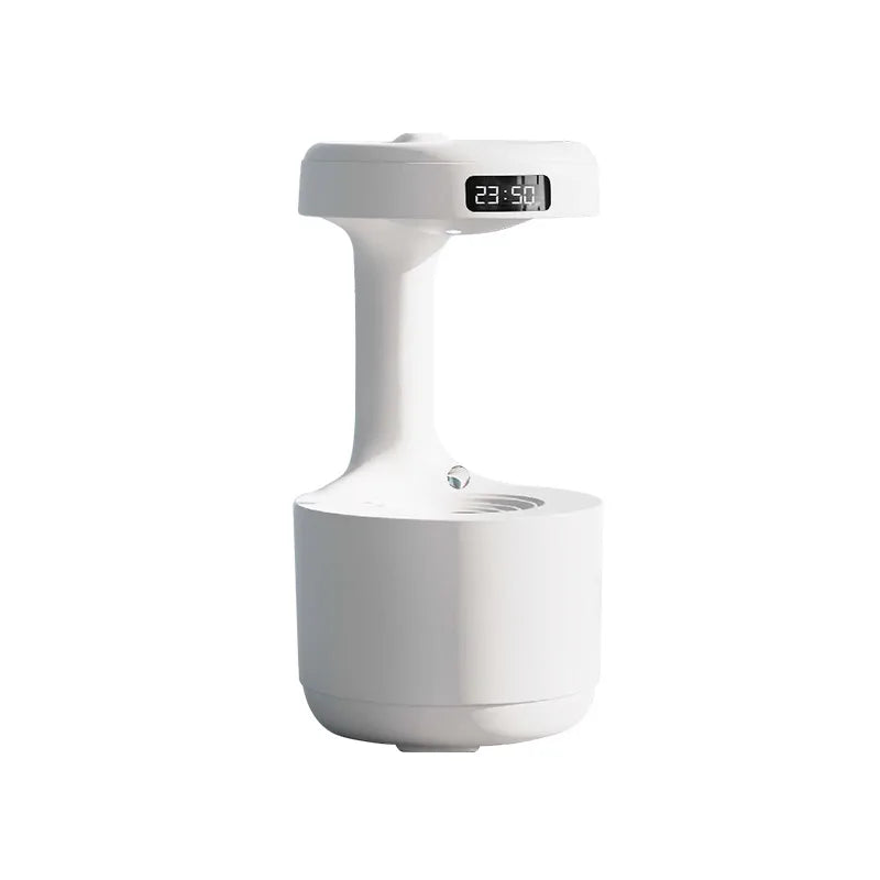 Water Droplet Air Humidifier 800ml Anti-gravity Essential Oil Diffuser Night Light Weightless Sprayer Decorations Desk Lamps
